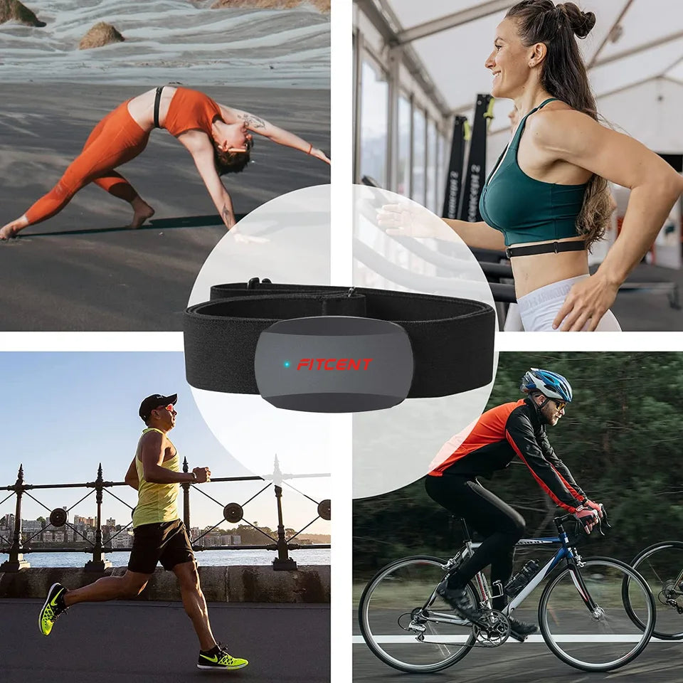 Heart Rate Monitor Chest Strap Bluetooth ANT+ Sensor