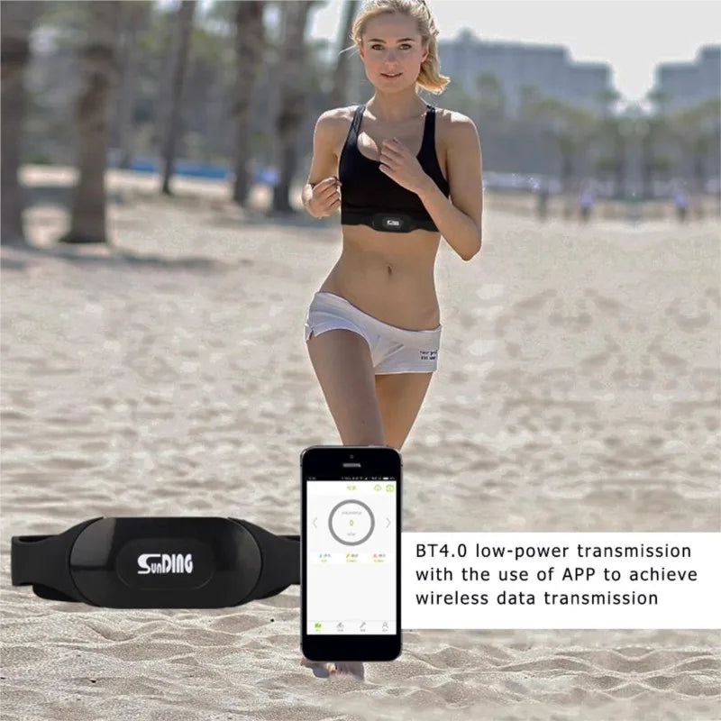 Bluetooth Heart Rate Monitor Chest Strap for Fitness